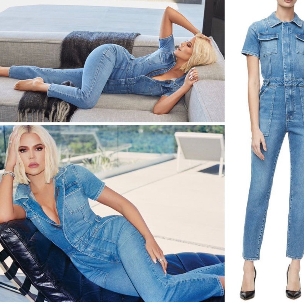Good American Demin Jumpsuit